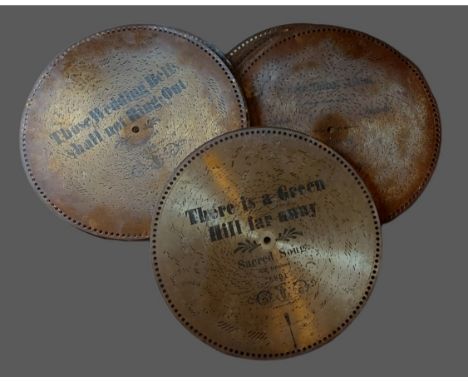 A collection of twenty seven 50cm Polyphon discs 