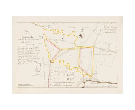 West Lothian Manuscript Estate Plans  The Lands of the Earl of Buchan at Drumshorlen, near Comprising: Plan of Drumshorlen Mu