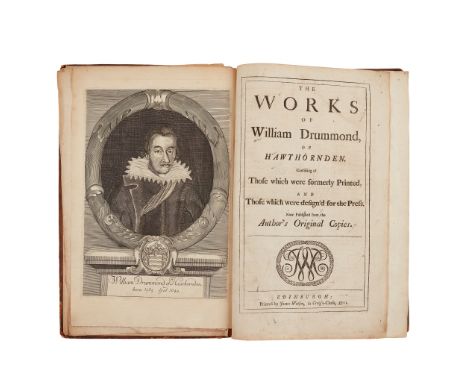 Drummond, William of Hawthornden The Works Edinburgh: James Watson, 1711. Folio, engraved portrait frontispiece, contemporary