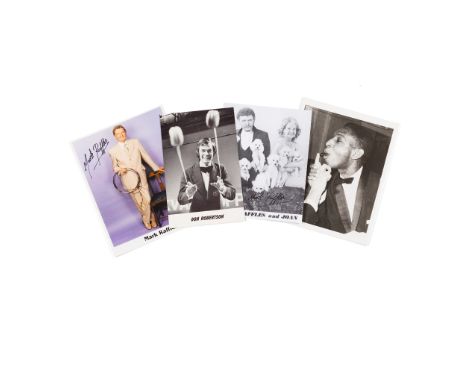 Collection of Original Photographs of Magicians, mostly signed for Don Connely including: Ray Terrell, signed; Frank Clinton,
