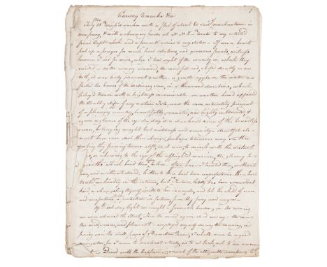 Archive of the Gill / Hutchison Family Including the naval adventures of Commander Thomas Gill, Typescript of the memoirs of 