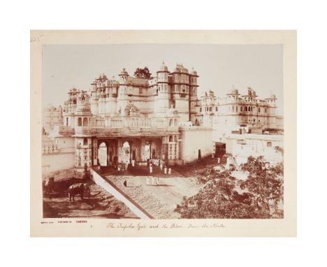 India: a photograph album Photographs of Rajasthan by Mohan Lal of Udaipur, late 19th century a collection of 42 silver gelat