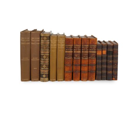 A collection of books 13 bindings Green, J.R. A Short History of English people. London: Macmillan and Co.,1892-94. 4 volumes