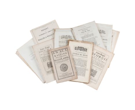 Acts of Parliament, Parliamentary Papers &amp; Reports Including Whaling, Fisheries, Lighthouses, An Act in Raising Fifteen t