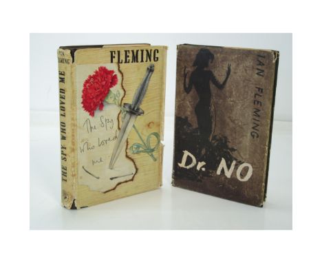 Fleming, Ian Two James Bond Novels Dr No. London: Jonathan Cape, 1958. Second impression (May 1958), 8vo, original cloth, dus