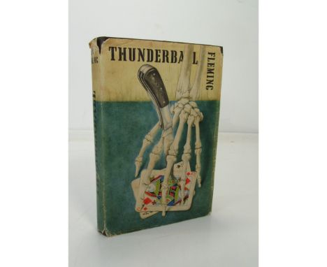 Fleming, Ian Thunderball London: Jonathan Cape, 1961. First edition, 8vo, original cloth, dust-jacket not price clipped, some