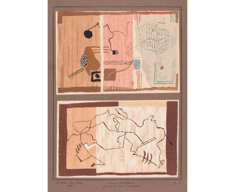Matet, M.M. Tapis Modernes Paris, [c.1935], folio, 40 coloured plates, title and 3pp text, loose in original patterned boards