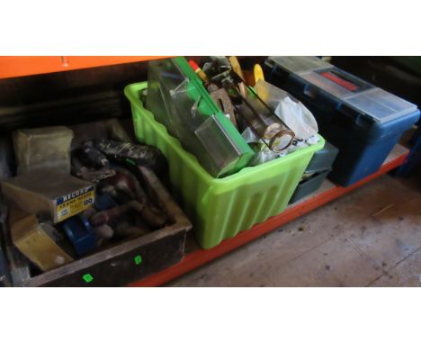 Collection of tools to include an Electrolux limited box with an angle poise lamp&nbsp;