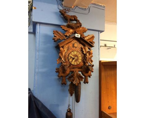 A Cuckoo Clock, approx. 53cm x 31cm 