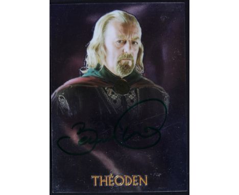 The Collection Of Bernard Hill - The Lord Of The Rings (2001-2003) - Topps Chrome - autographed officially licensed Topps Chr