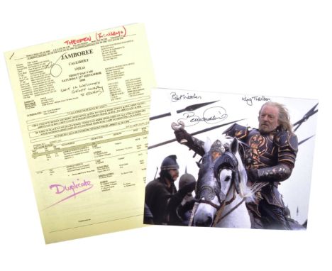 The Collection Of Bernard Hill - The Lord Of The Rings: The Fellowship Of The Ring (2001) - an original production used call 