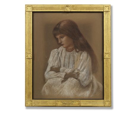 Sir Edward Coley Burne-Jones, Bt., ARA, RWS (British, 1833-1898)Portrait of Daphne Gaskell coloured chalks65 x 53cm (25 9/16 