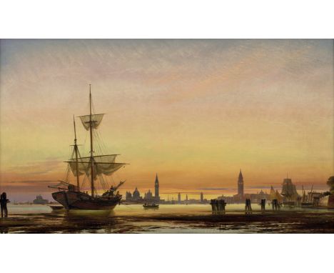 Edward William Cooke, RA (British, 1811-1880)Venice, sunset signed and dated 'E W Cooke 1851' (lower right)oil on canvas38.5 