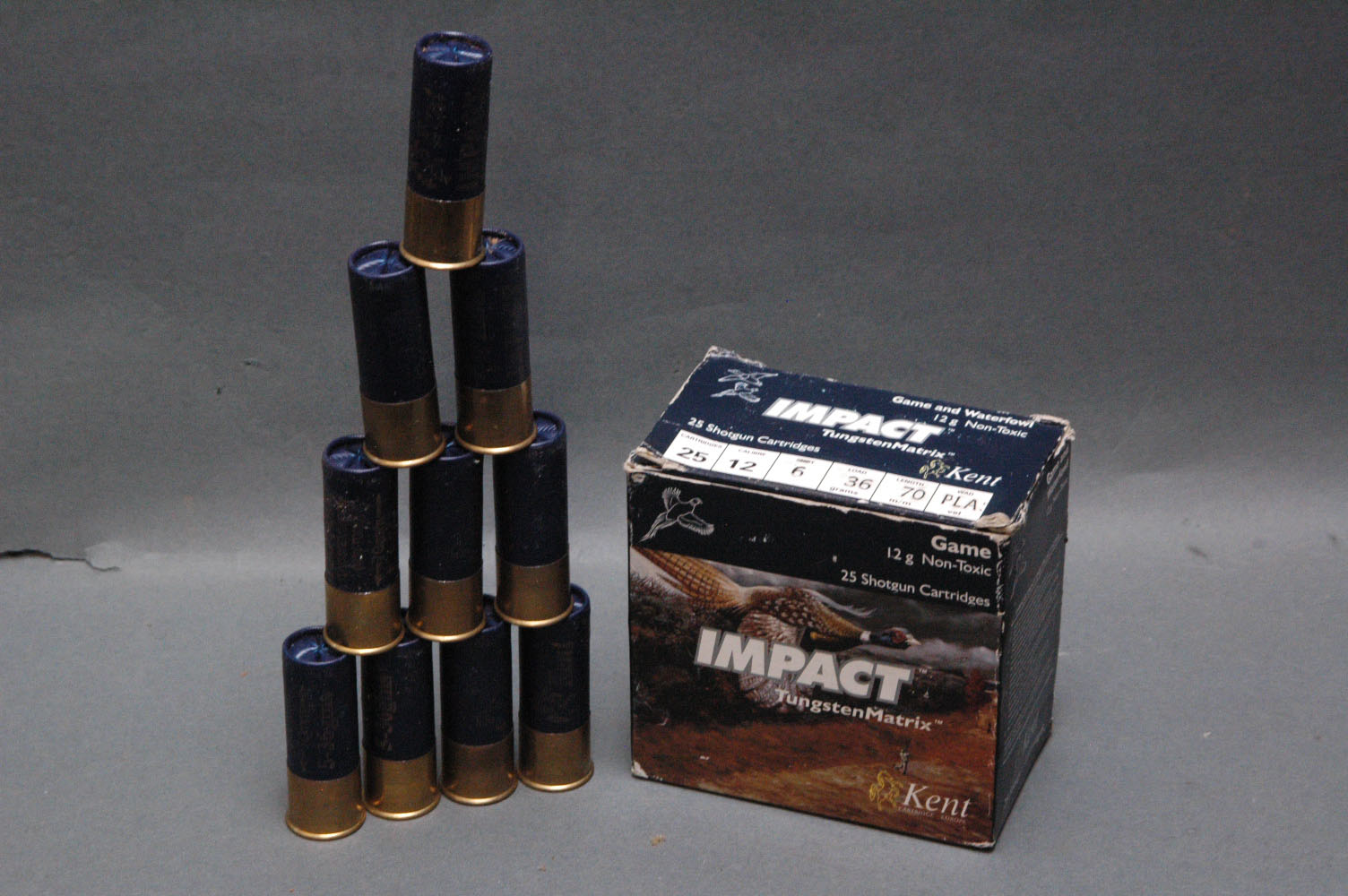 35 Kent Impact Tungsten Matrix 12 bore cartridges, 70 mm, 36 gram, shot