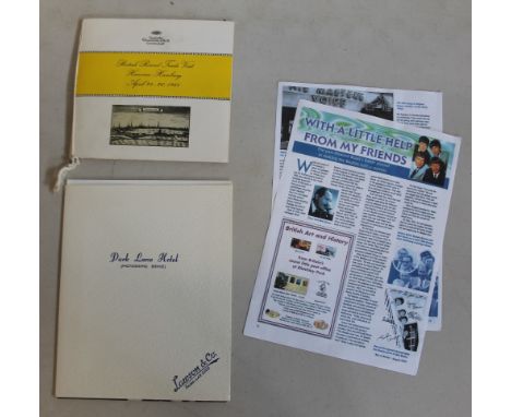 BRIAN EPSTEIN - fascinating collection of memorabilia relating to Brian Epstein and his attendance at the British record trad