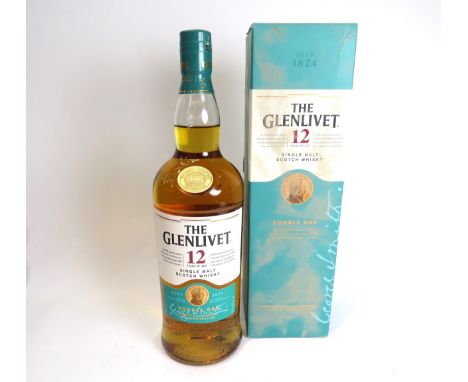 The Glenlivet 12 Year Old Single Malt Scotch Whisky, 1ltr, boxed