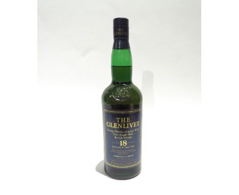 The Glenlivet aged 18 years "George Smith's Original 1824" Single Malt Scotch Whisky, old bottling, 700ml