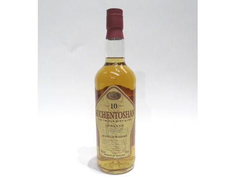 Auchentoshan 10 Year Old Triple Distilled Lowland Single Malt Scotch Whisky, 1990' bottling, 700ml
