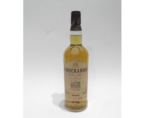 Knockando 1991 12 Year Old Speyside Single Malt Scotch Whisky, 70cl