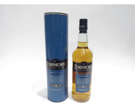 Tormore 12 Year Old Single Speyside Malt Whisky, The Pearl of Speyside, 70cl, in tube