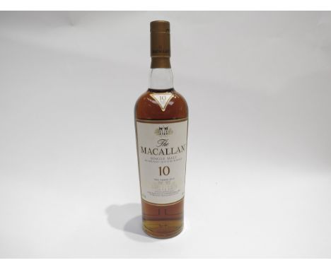 The Macallan 10 Year Old Single Malt Highland Scotch Whisky, 700ml