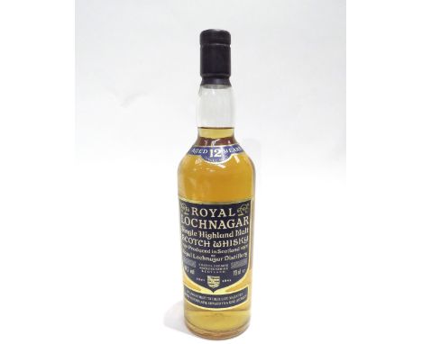 Royal Lochnagar 12 Year Old Single Highland Malt Scotch Whisky, 70cl, 1990's bottling