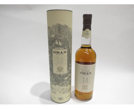 Oban 14 Year Old Single West Highland Malt Scotch Whisky, 70cl, in tube