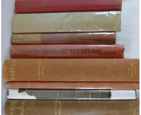 Six volumes by Vita Sackville West comprised of 'The Land' published by William Heinman Ltd, 1939, 'Devil at Westease' publis