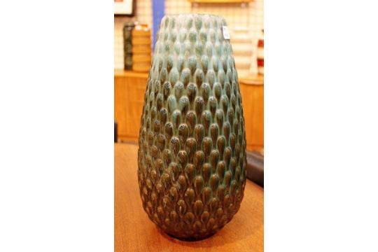 Large Canadian Blue Mountain Pottery Vase H 36 Cm