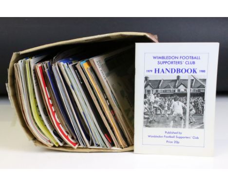 1960s onwards football programmes over 200 items M-Y, includes over 200 programmes from over 40 different clubs, odd ticket, 