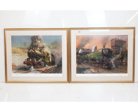 Terence Cuneo (1907 - 1996), ' King George V ', limited edition print 58/850, signed in pencil lower right, 55 x 67cm and ano