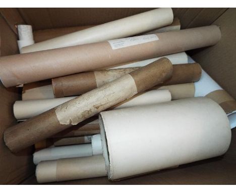World War One (WW1) - a very large collection of British and French commemorative scrolls, orders, citations, maps, a colour 