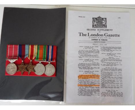 World War Two (WW2) campaign medals - 152298 Gunner David Alexander Donald, British Empire Medal (Military Division), 1939-45