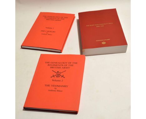 Mixed Lot: "The Boer War Casualty Roll, 1899-1902, Alexander M Palmer",  "The Geanealogy of The Regiments of the British Army