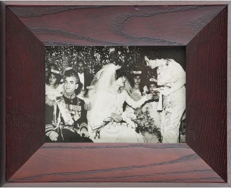 The Marriage of the Shah of Iran to Farah Diba, original press photograph, for the Agencie France Presse [Paris, 22 December 