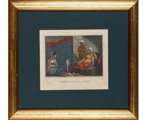 Collection of antiquarian prints relating to Persia, all hand-coloured, engravings or etchings on paper [most London, 1780-18