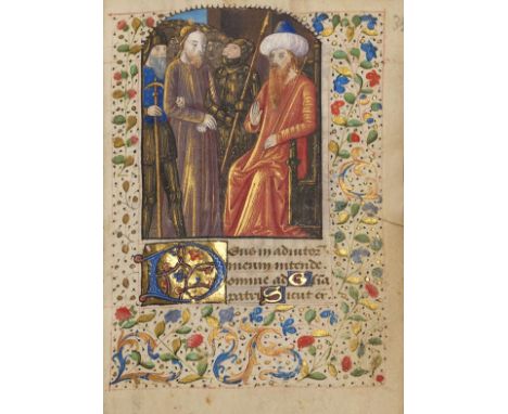 Stundenbuch    Livre d'heures de Normandie Lateinisches Stundenbuch zum Gebrauch von Lisieux. Manuskript auf Pergament. Frank