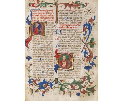 Breviarium Romanum    Mit Signatur des Schreibers Lateinische Handschrift auf Pergament. Italien, Piemont (Casale Monferrato)