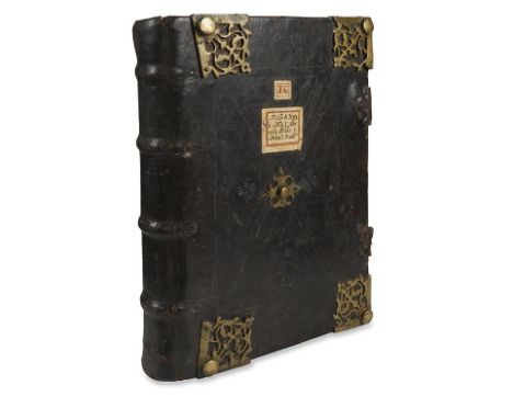 Antiphonar    Lateinische Noten-Handschrift auf Pergament. Spanien, 17./18. Jahrhundert. Spanisches Antiphonar in einem prach