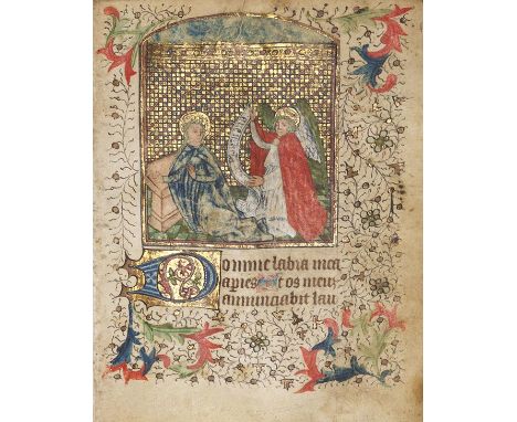 Stundenbuch    Lateinische Handschrift auf Pergament. Frankreich (Limoges), um 1420. Frühes Stundenbuch für den Gebrauch von 