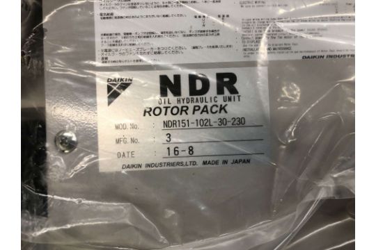 Daikin NDR Oil Hydraulic Unit, Model NDR151-102L-30-230, S/N 3 (Never ...