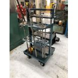 Mandrels for Superior Hone Machines w/ Stor-Loc Modular Drawer System Cart [Located @ 1700