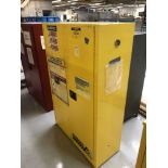 Justrite Sure-Grip EX Flammable Liquid Storage Cabinet (43" W x 18" D x 65" H), Model 894520, 45