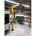 HIS 1/8 Ton Jib Crane, 10' High Base, 6' Arm [Located @ 1700 Business Center Drive, Duarte, CA