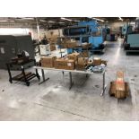 Spare Toyoda Parts, Toyoda Pallet, Table & Shelf w/ All Associated Parts [Located @ 1700 Business