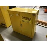 Eagle Self-Closing Safety Storage Cabinet (43" W x 18" D x 44" H), Model 1930, 30 Gallon Cap. [