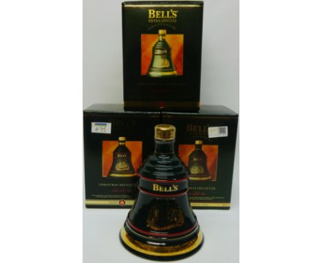 Bell's Ltd. Ed. Scotch Whisky Christmas Wade Decanters 1992-1995 boxed (4) Condition Report Click here for further images, co