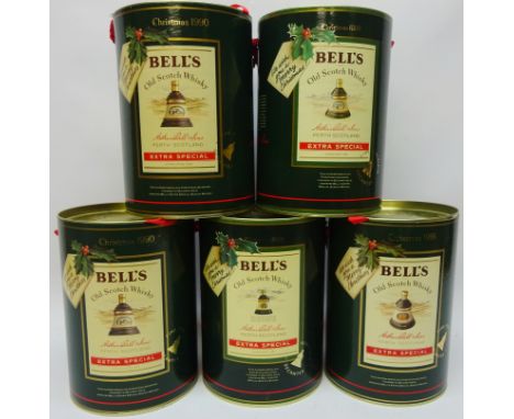 Bell's Scotch Whisky Christmas Wade Decanters 1988-1991  boxed (5) Condition Report Click here for further images, condition,