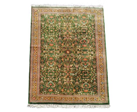 An Indian Sarouk carpet 205cm x 305cm An Indian Sarouk carpet 205cm x 305cm 