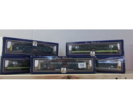 5 Lima collection diesel locomotives.